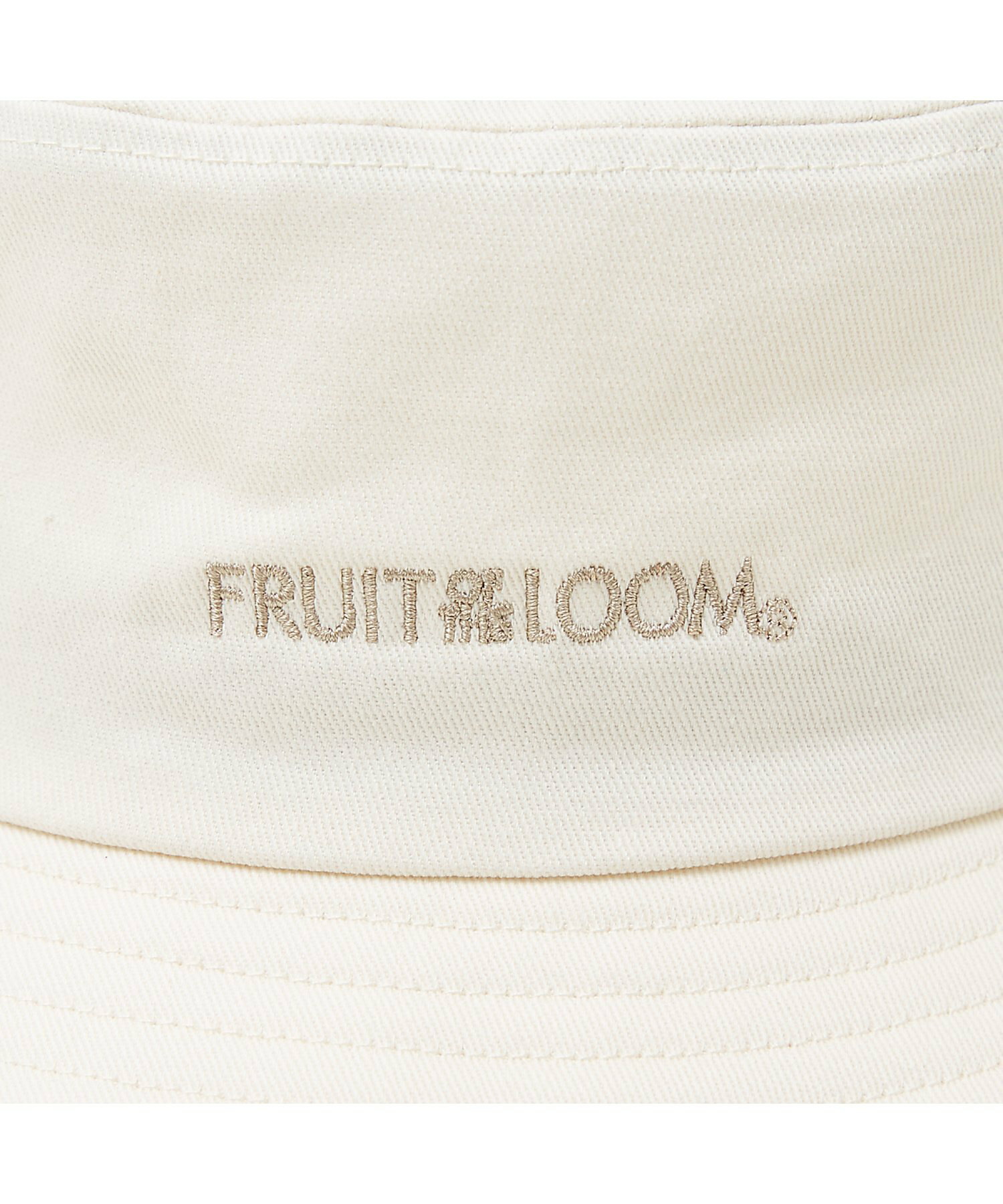 【FRUIT OF THE LOOM】フロントロゴ刺繍 ツイル バケット ハット
